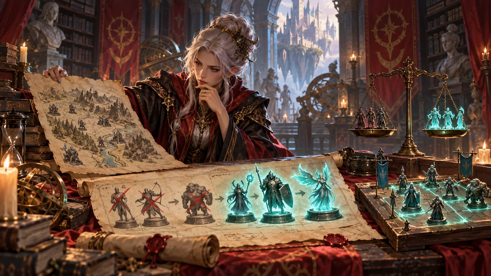 A mage analyst rebuilds a formation after balance changes